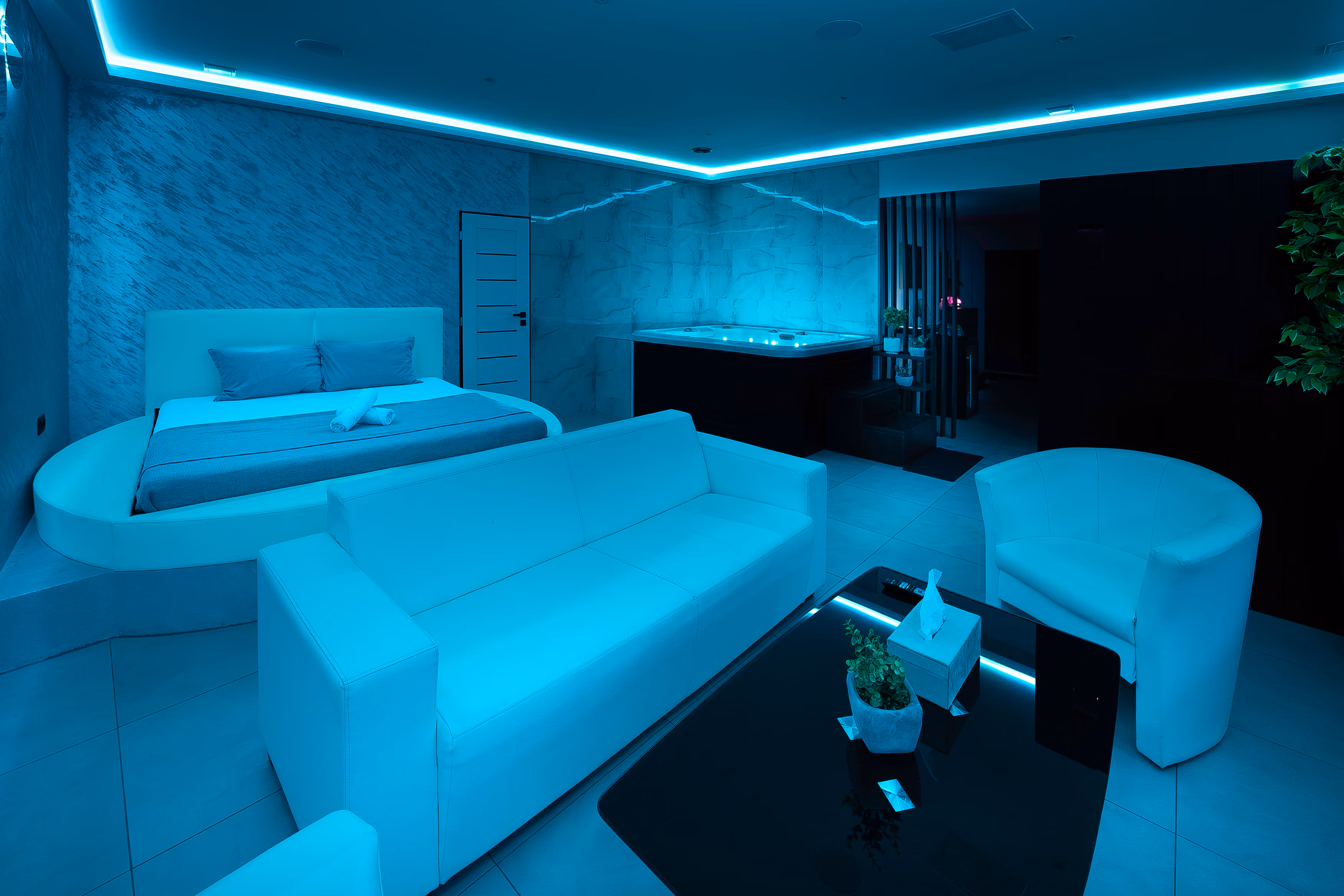 Privátní apartmán s vířivkou a finskou saunou