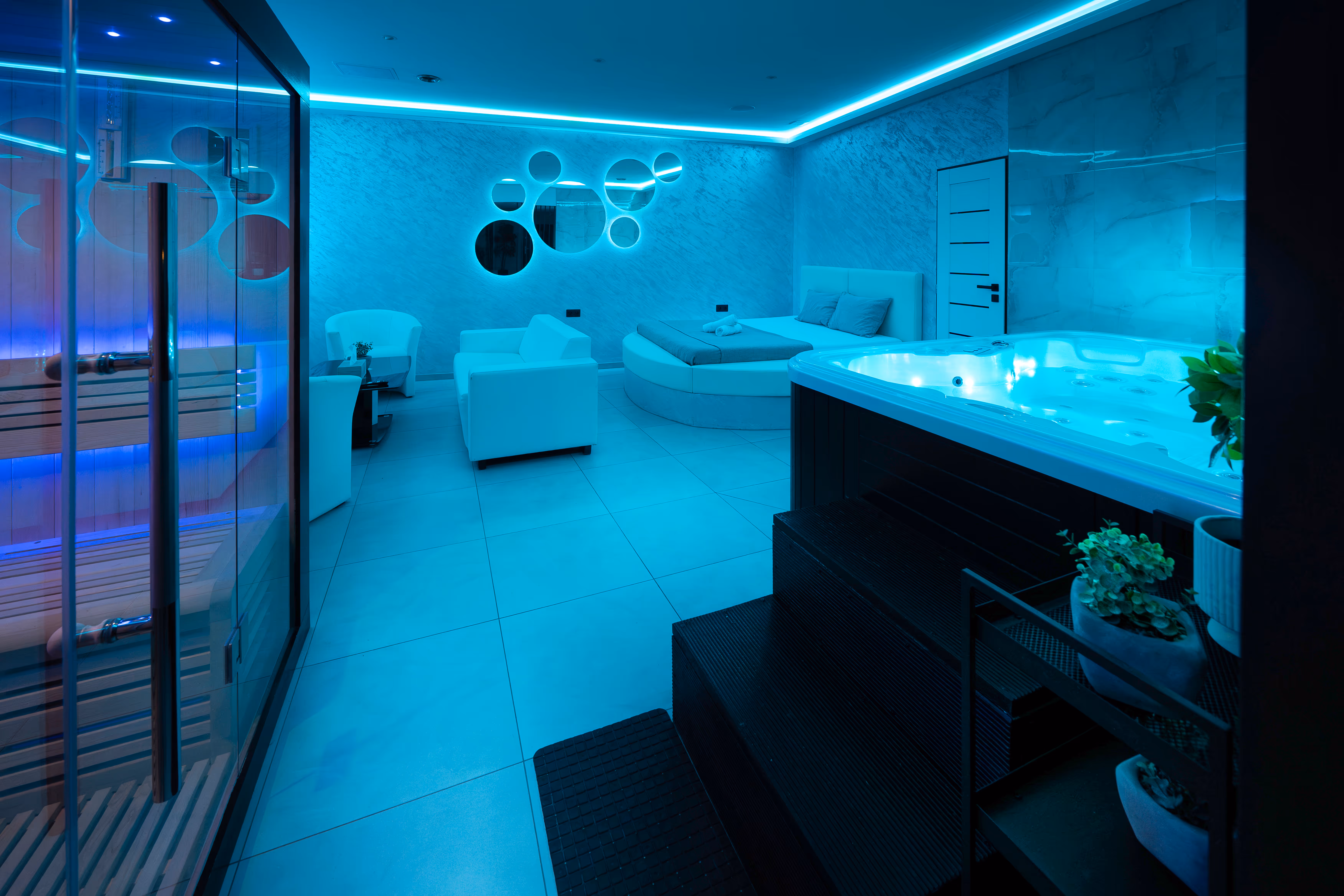 Privátní apartmán s vířivkou a finskou saunou